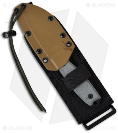 ESEE Knives ESEE-3SM-MB Modified Knife Coyote & MOLLE Back (3.88" Black Serr) 4 ESEE Knives ESEE-3SM-MB Modified Knife Coyote & MOLLE Back (3.88" Black Serr) - Image 2