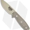 ESEE Knives ESEE-3-SM-DT-KO Knife Desert Tan (3.88" Tan Serr) *No Sheathing* 1 ESEE Knives ESEE-3-SM-DT-KO Knife Desert Tan (3.88" Tan Serr) *No Sheathing* -ESEE Knife Shop esee 3sm dt 1