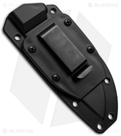 ESEE Knives ESEE-4 Molded Sheath + Clip Plate (Black) 4 ESEE Knives ESEE-4 Molded Sheath + Clip Plate (Black) - Image 2