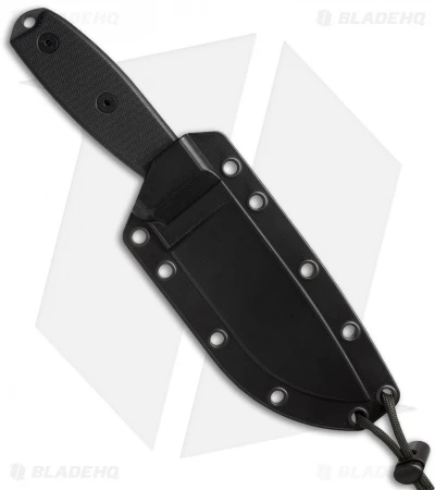 ESEE Knives ESEE-4P-CP-TG-B Clip Point Knife Black G-10 (4.5" Black) 4 ESEE Knives ESEE-4P-CP-TG-B Clip Point Knife Black G-10 (4.5" Black) - Image 2