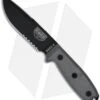 ESEE Knives ESEE-4S-CP Clip Point Knife (4.5" Black Serr) 2 ESEE Knives ESEE-4S-CP Clip Point Knife (4.5" Black Serr) -ESEE Knife Shop esee 4s cp mb 1