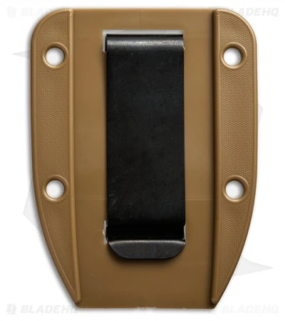 ESEE Knives 3/4 Clip Plate For ESEE-4 (Coyote Brown) 3 ESEE Knives 3/4 Clip Plate For ESEE-4 (Coyote Brown)