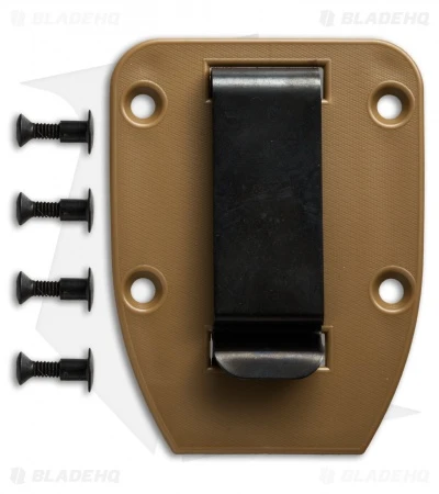 ESEE Knives 3/4 Clip Plate For ESEE-4 (Coyote Brown) 4 ESEE Knives 3/4 Clip Plate For ESEE-4 (Coyote Brown) - Image 2