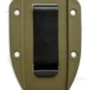 ESEE Knives 3/4 Clip Plate For ESEE-4 (OD Green) 2 ESEE Knives 3/4 Clip Plate For ESEE-4 (OD Green) -ESEE Knife Shop esee clip plate 3 4 od back