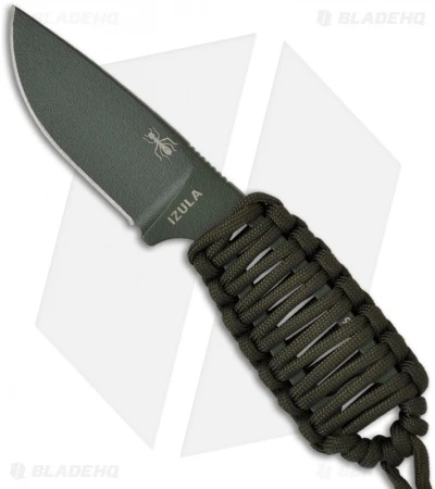 ESEE Knives Izula OD Green Survival Concealed Carry Knife Cord Wrapped Handle 3 ESEE Knives Izula OD Green Survival Concealed Carry Knife Cord Wrapped Handle