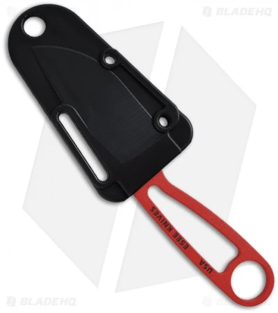 ESEE Izula Knife Fire Ant Red Survival Neck Knife W/ Kit 4 ESEE Izula Knife Fire Ant Red Survival Neck Knife W/ Kit - Image 2