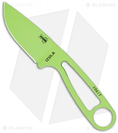 ESEE Izula Fixed Blade Neck Knife (2.875" Venom Green) 3 ESEE Izula Fixed Blade Neck Knife (2.875" Venom Green)