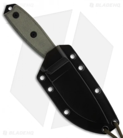 ESEE Knives ESEE-3S-MB-B Knife Black Sheath & MOLLE Back (3.88" Black Serr) 4 ESEE Knives ESEE-3S-MB-B Knife Black Sheath & MOLLE Back (3.88" Black Serr) - Image 2