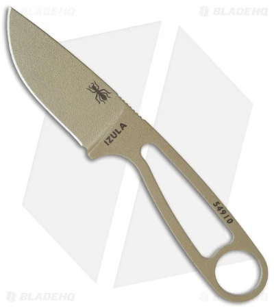 ESEE Izula DE Fixed Blade Neck Knife + Kit Extras (2.875" Dark Earth) 3 ESEE Izula DE Fixed Blade Neck Knife + Kit Extras (2.875" Dark Earth)