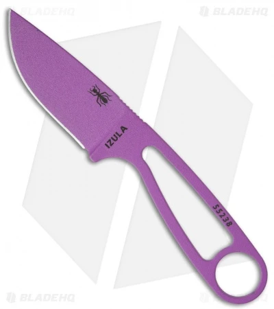 ESEE Izula Fixed Blade Neck Knife + Kit Extras (2.875" Purple) 3 ESEE Izula Fixed Blade Neck Knife + Kit Extras (2.875" Purple)