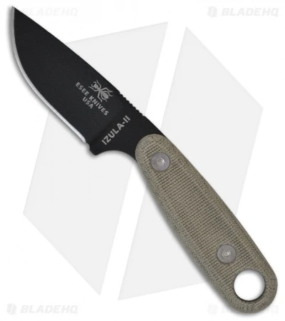 ESEE Izula-II Black Survival Concealed Carry Neck Knife + Kit Extras 3 ESEE Izula-II Black Survival Concealed Carry Neck Knife + Kit Extras