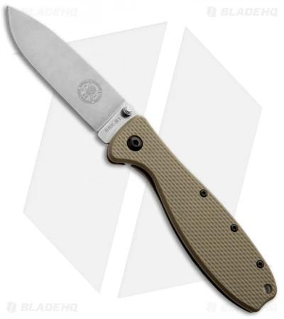 ESEE Zancudo Frame Lock Knife Desert Tan (2.94" Stonewash) -ESEE Knife Shop esee zandudo brkr1dt folder satin tan