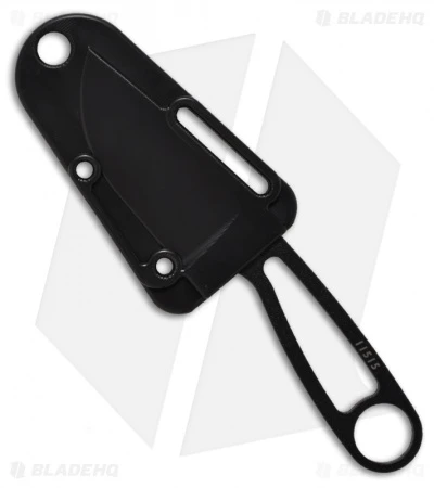 ESEE Knives Izula Black Signature Model Survival Neck Knife W/ Sheath 4 ESEE Knives Izula Black Signature Model Survival Neck Knife W/ Sheath - Image 2